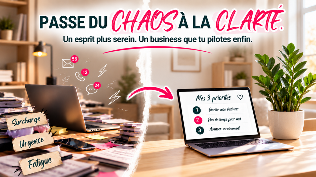 LACHER PRISE pour Booster ton Business : passe du Chaos et à la clarté 2 2 Passe du Chaos a la Clarte